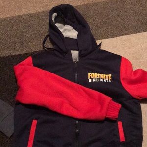 Fornite zip up sweatshirt
